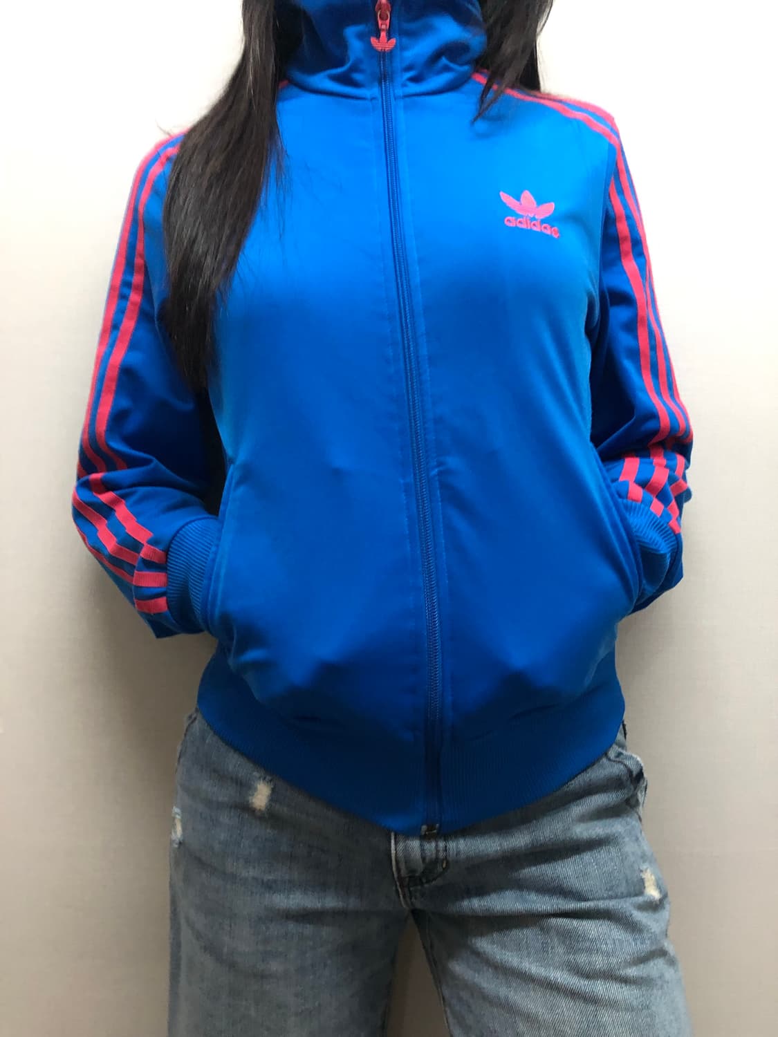 빈티지 아디다스 블루 파이어버드 져지 상품이미지6