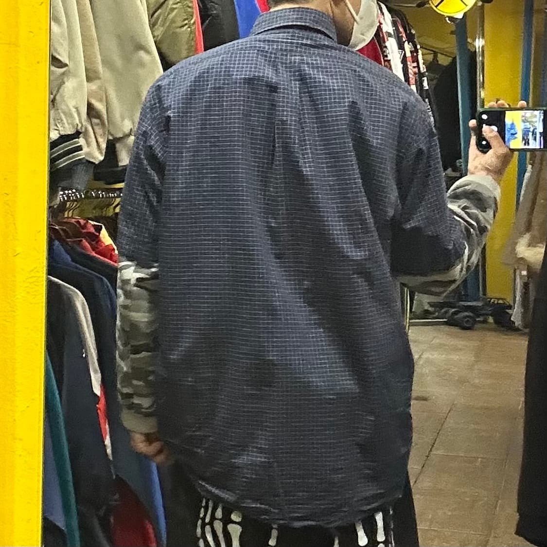 [HI] 폴로 랄프로렌 반팔셔츠 체크네이비 상품이미지5