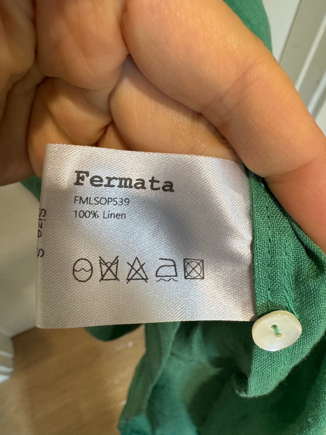 fermata 페르마타 다잉 린넨100% 원피스 상품이미지8