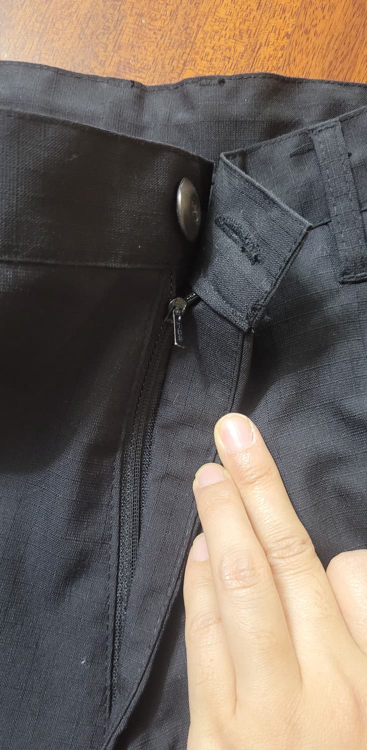 (남성34인치)블랙 카고 바지,작업복,캠핑바지 상품이미지7