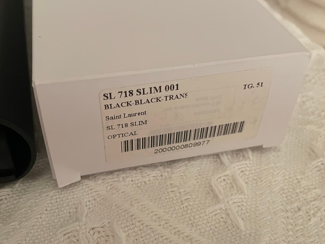 새상품) 생로랑 차은우 안경 sl 718 (51) 상품이미지6