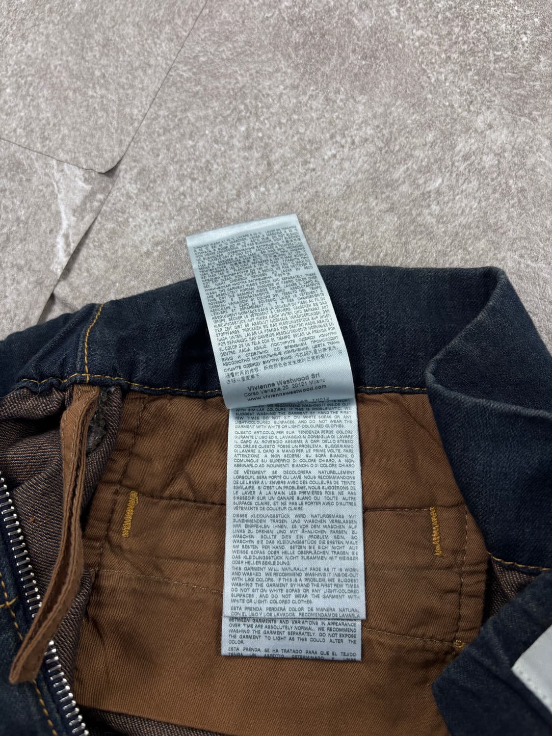 Vivienne westwood ORB Logo Denim Skirt   상품이미지6