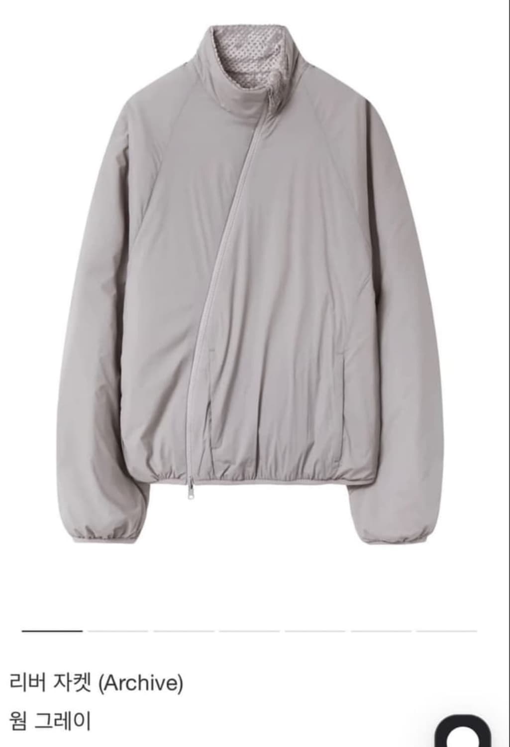 포스트아카이브팩션 리버자켓 m 웜그레이 상품이미지1