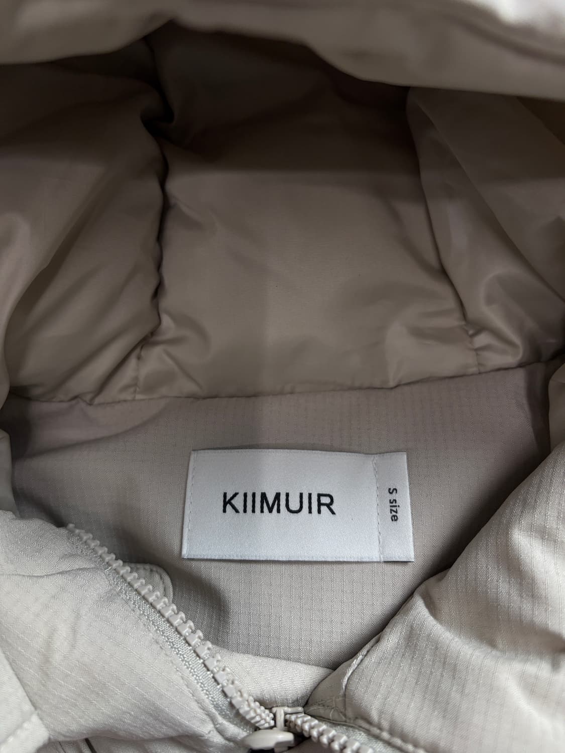 키뮤어 오버핏 투웨이 더플 롱패딩 아이보리 1772 상품이미지4