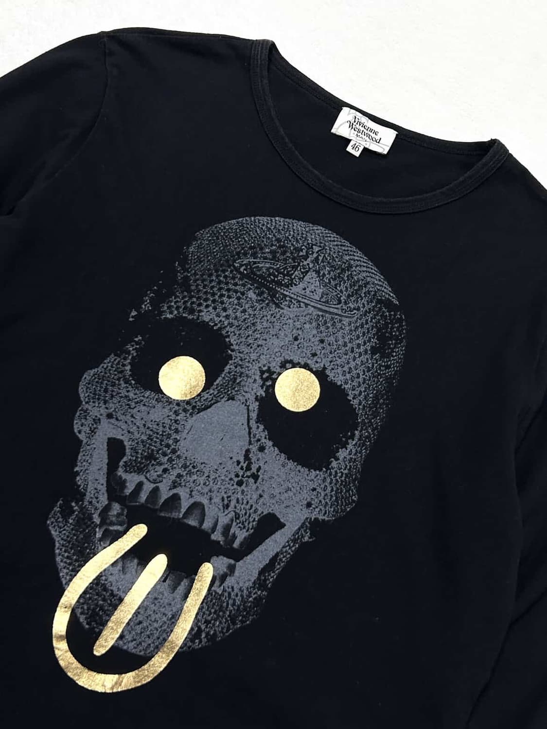 비비안웨스트우드 스컬 블랙 롱슬리브 상품이미지7