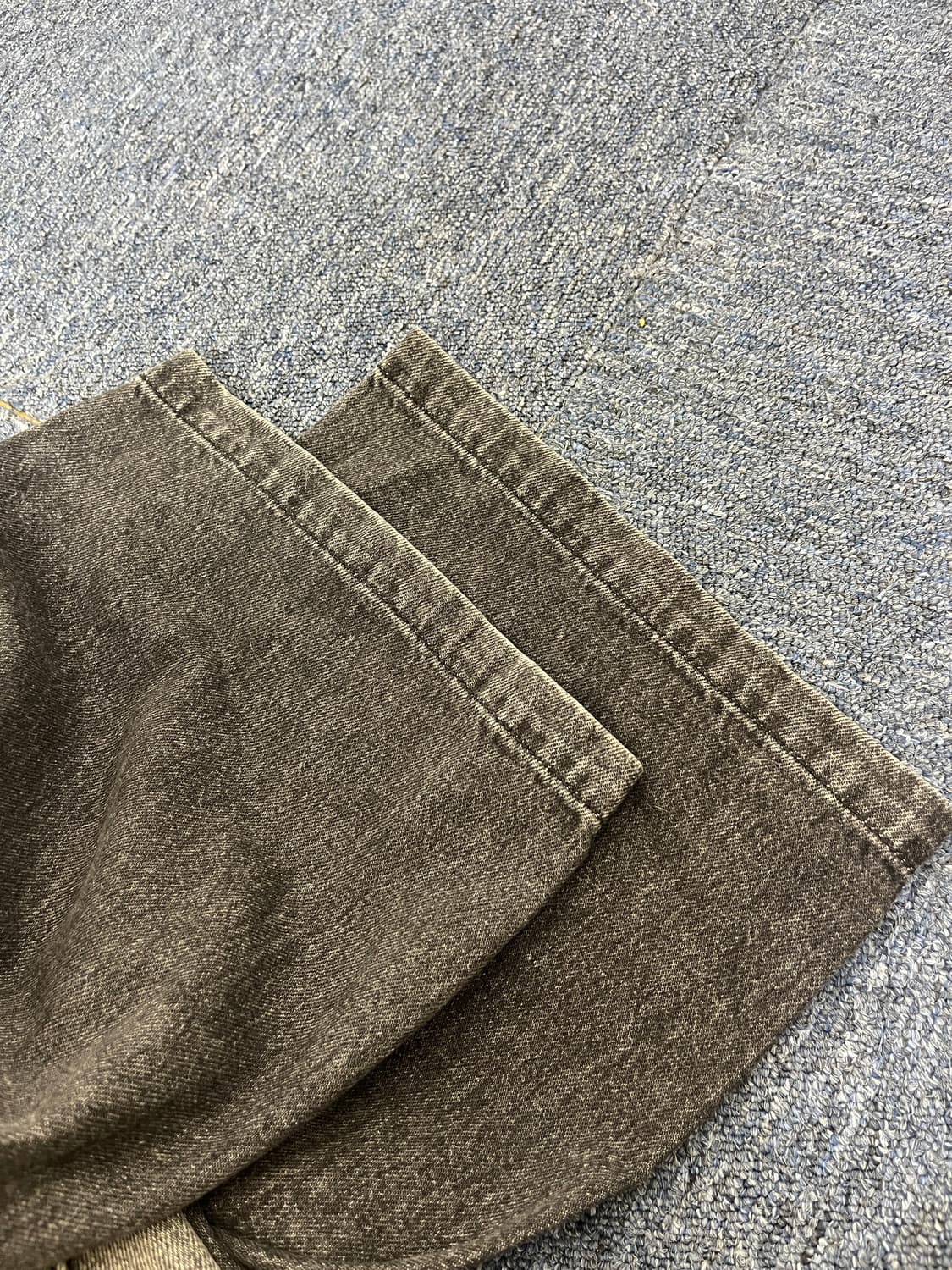 [에러스익셉티드] 커브드 데님 팬츠 상품이미지6