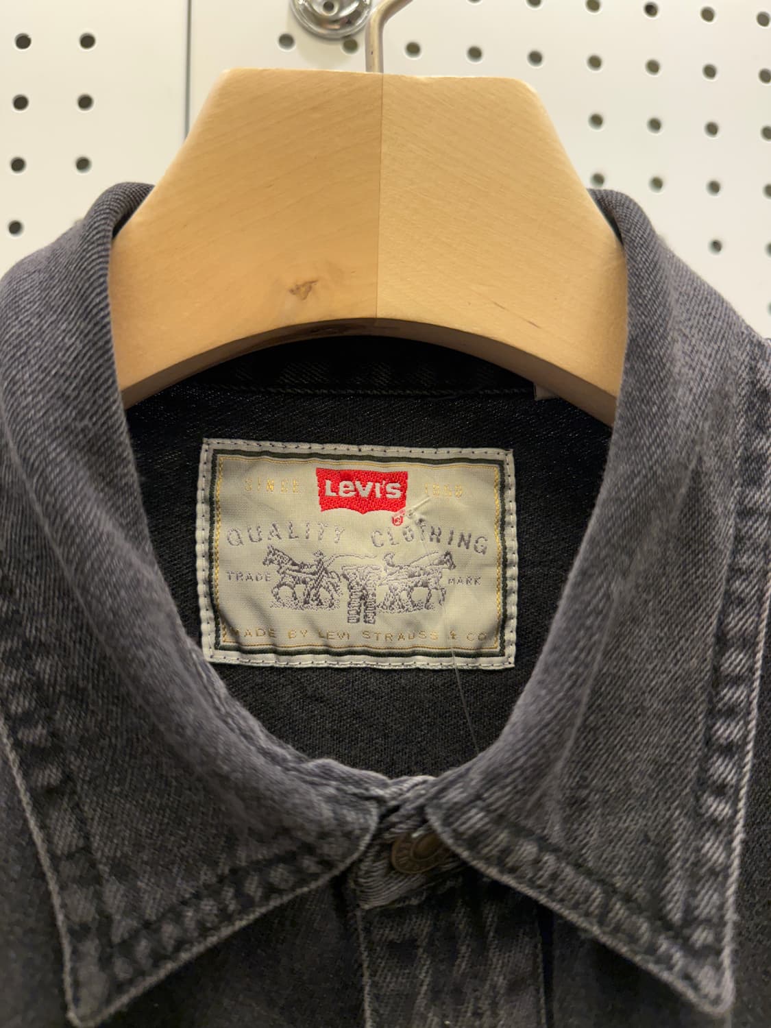 리바이스 블랙 데님 셔츠 워크셔츠 U1132 상품이미지5