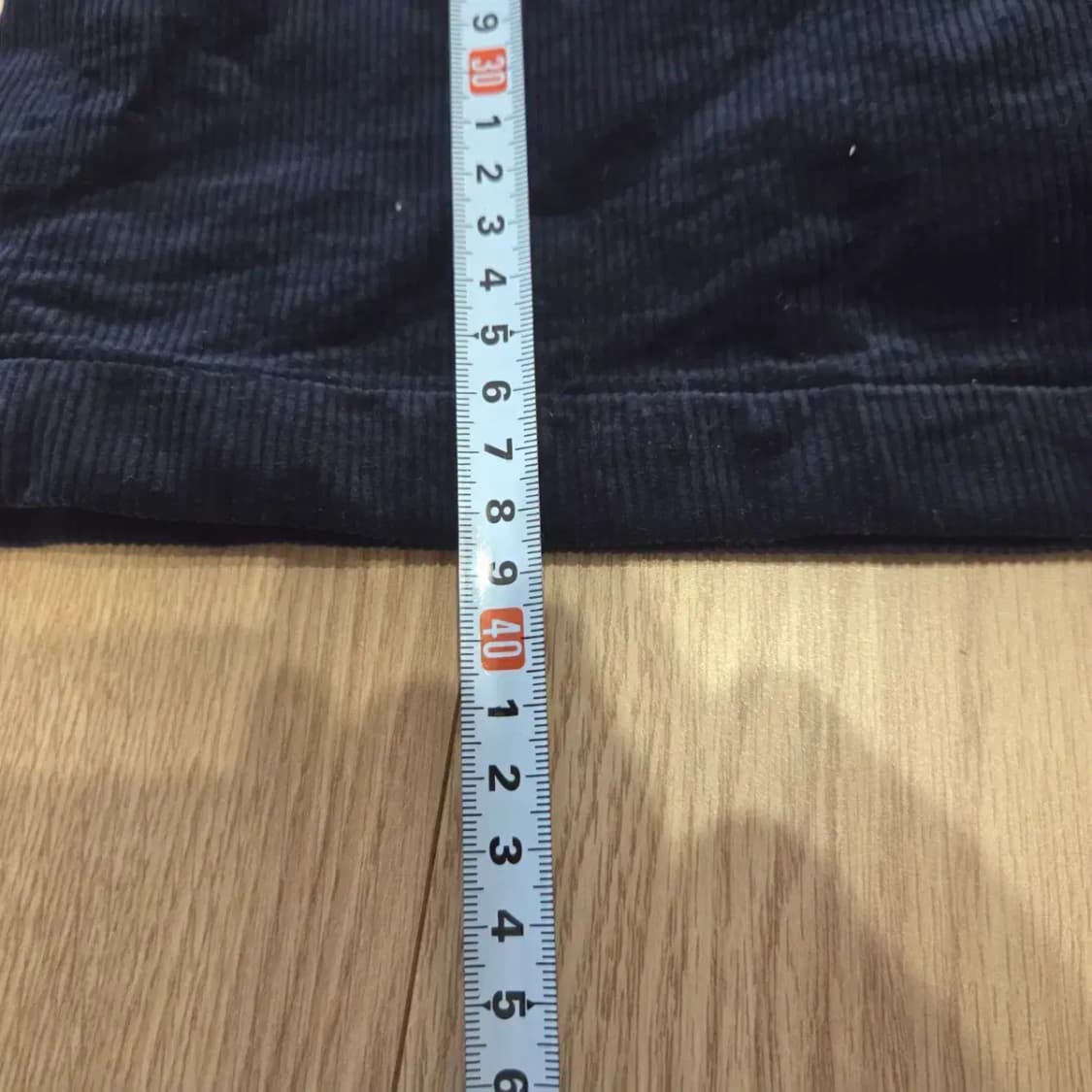 와이드앵글 네이비 코듀로이 골프 스커트 상품이미지6