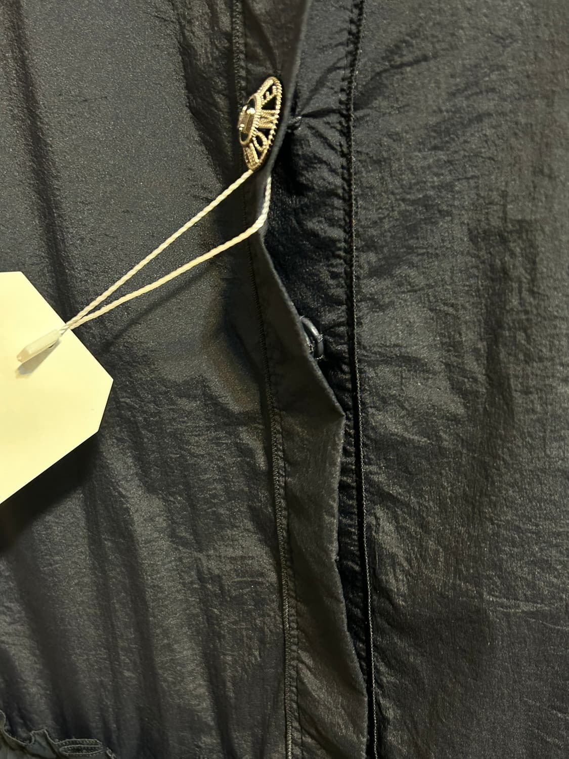 마인 후드 스트링 나일론 원피스 상품이미지6