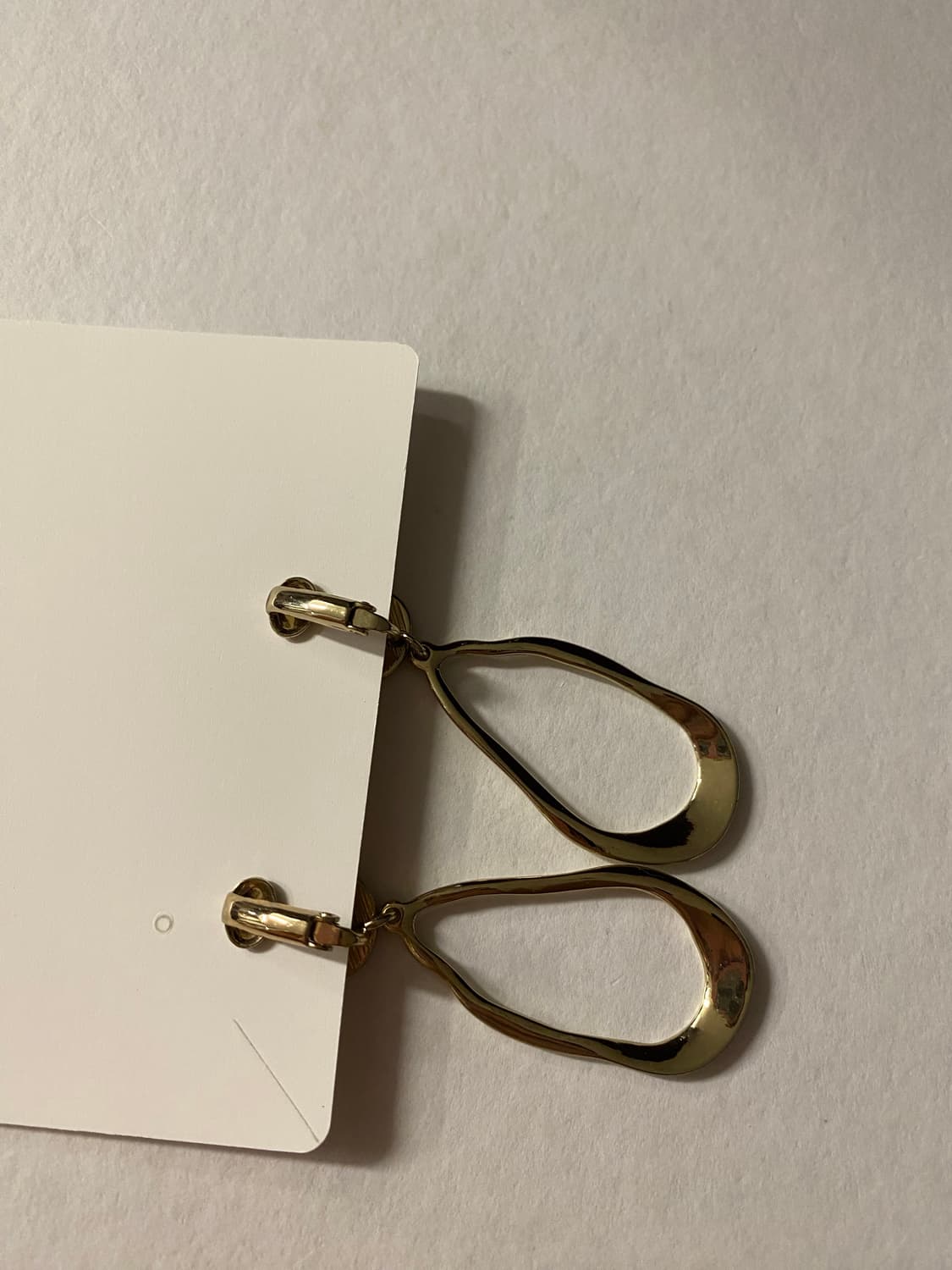 골드 웨이브 드롭 귀걸이 귀찌  상품이미지5