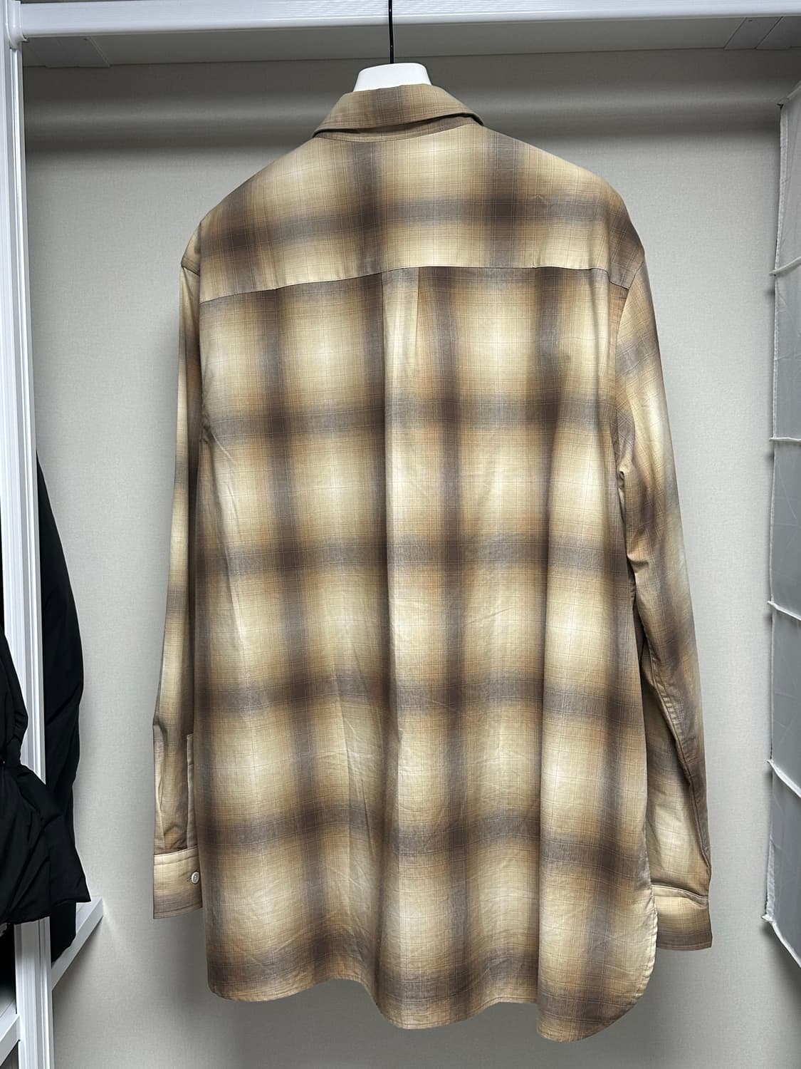 [XL] 코스 릴렉스드 코튼 체크 셔츠 상품이미지3