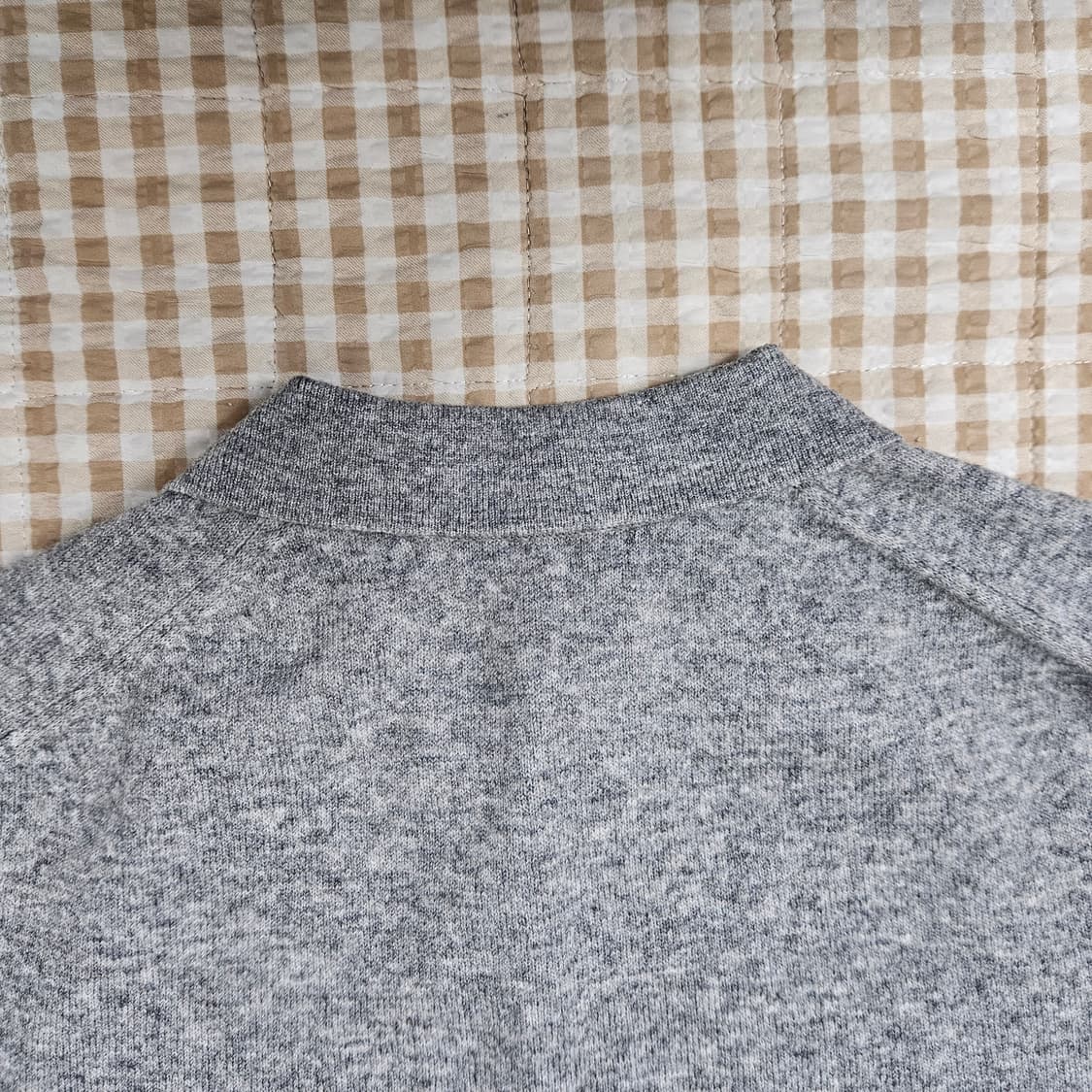 LAINE 울 니트 카라티 남자100 상품이미지6