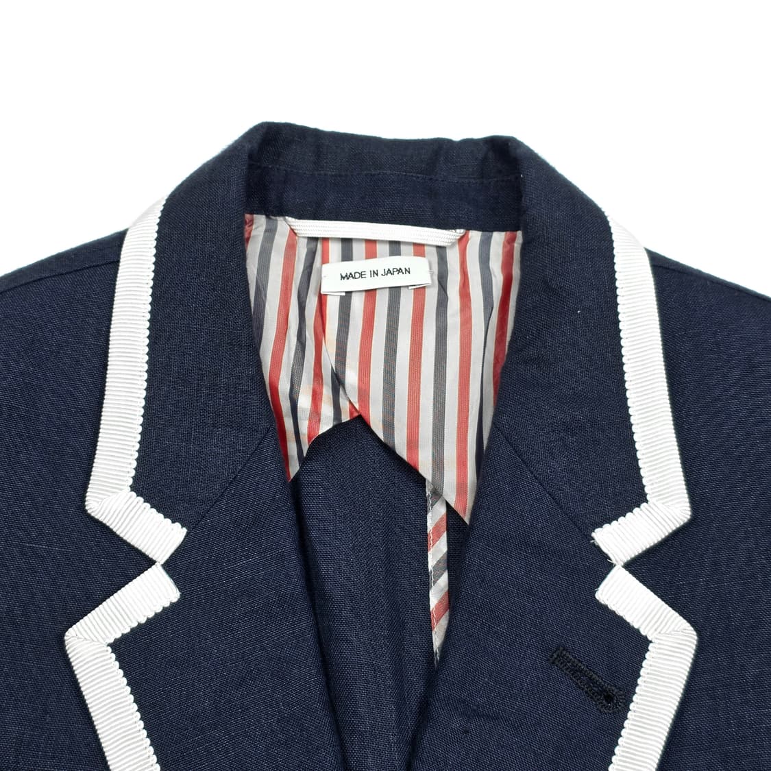 톰브라운 린넨 파이핑 블레이저 자켓 상품이미지5