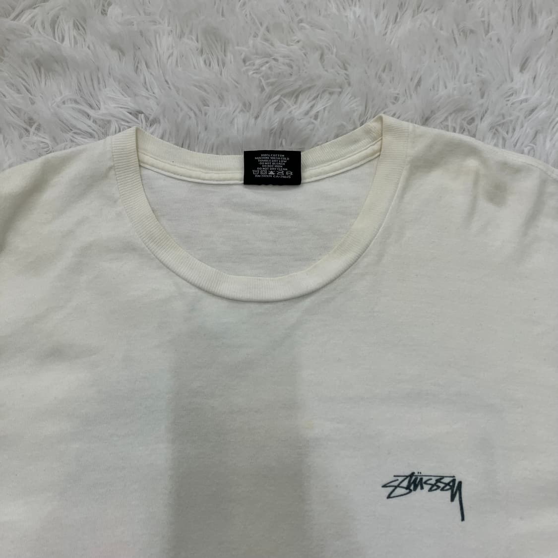 스투시 배색 프린팅 반팔 1025 y2k 스트릿 갸루 펑키 일본빈 상품이미지4