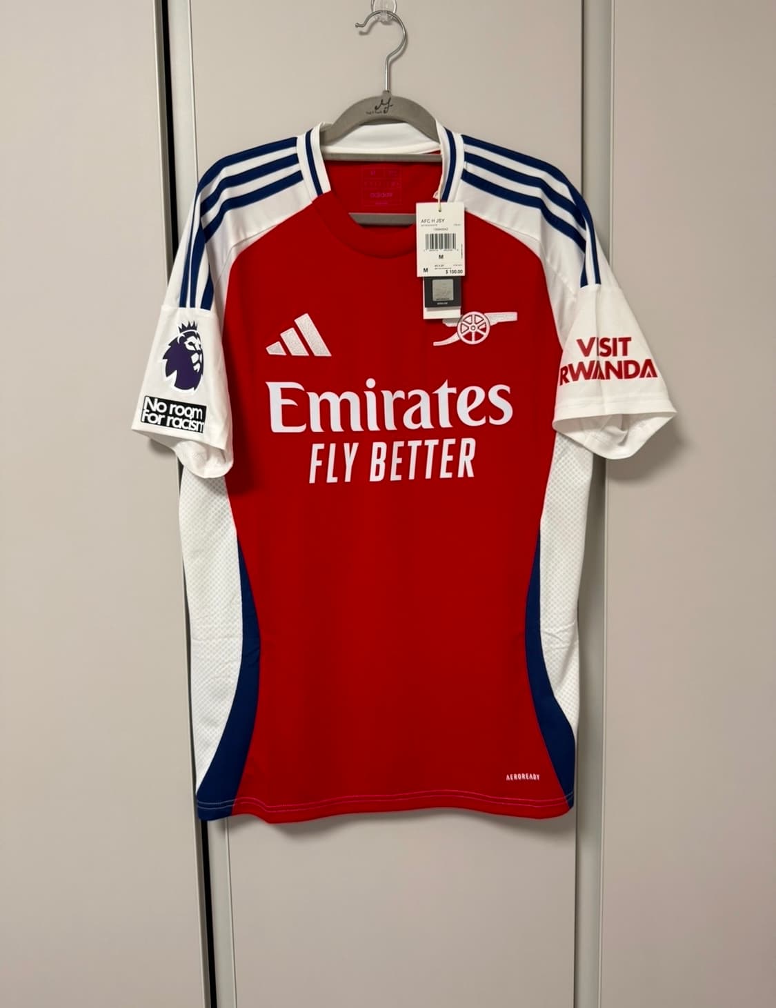 24-25 아스날 홈 해외M 라이스 판매 상품이미지1