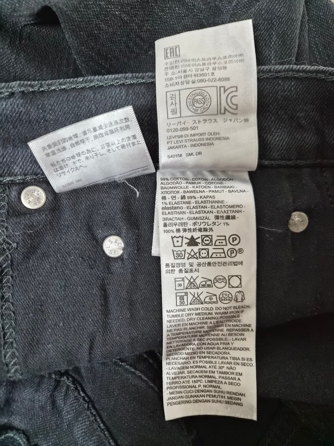 리바이스Levis 502 블랙 진 32사이즈 P-5 상품이미지6