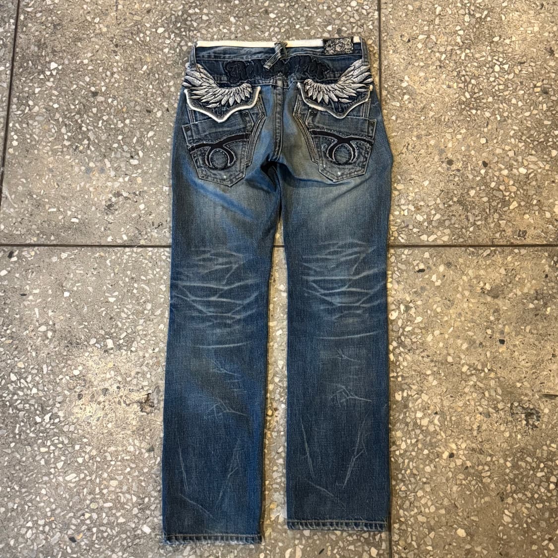 레드 페퍼 날개 패치 데님팬츠 상품이미지2