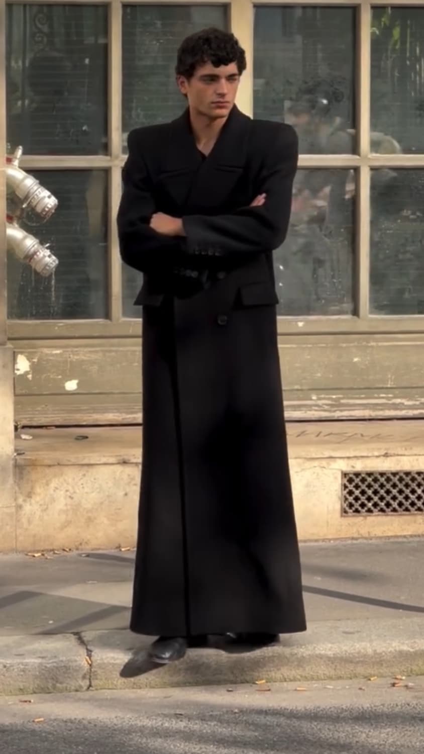 23fw saint laurent 맥시 코트 상품이미지1