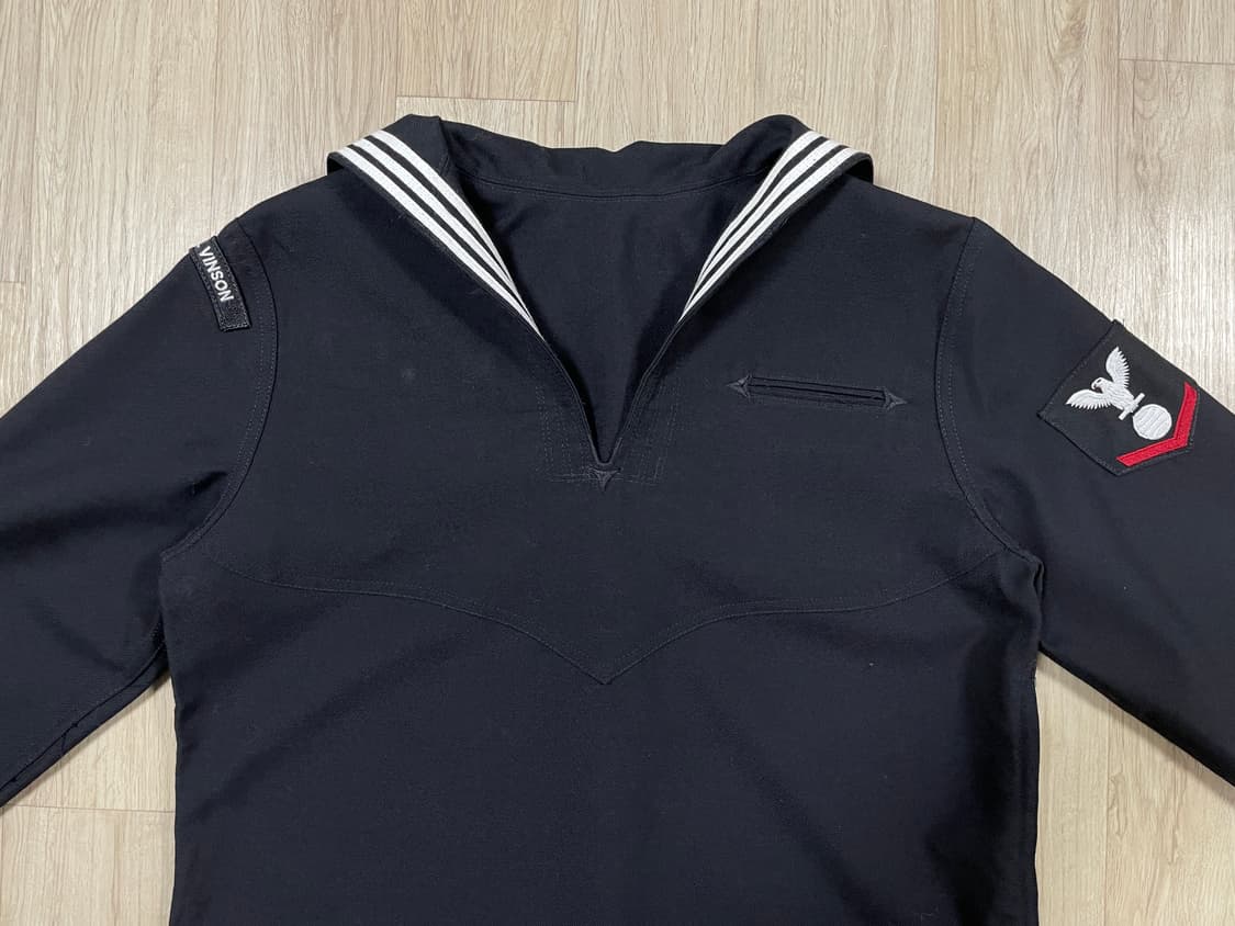 95) 미군 미해군 리버서블 풀패치 세일러 셔츠(데드스탁) 상품이미지3