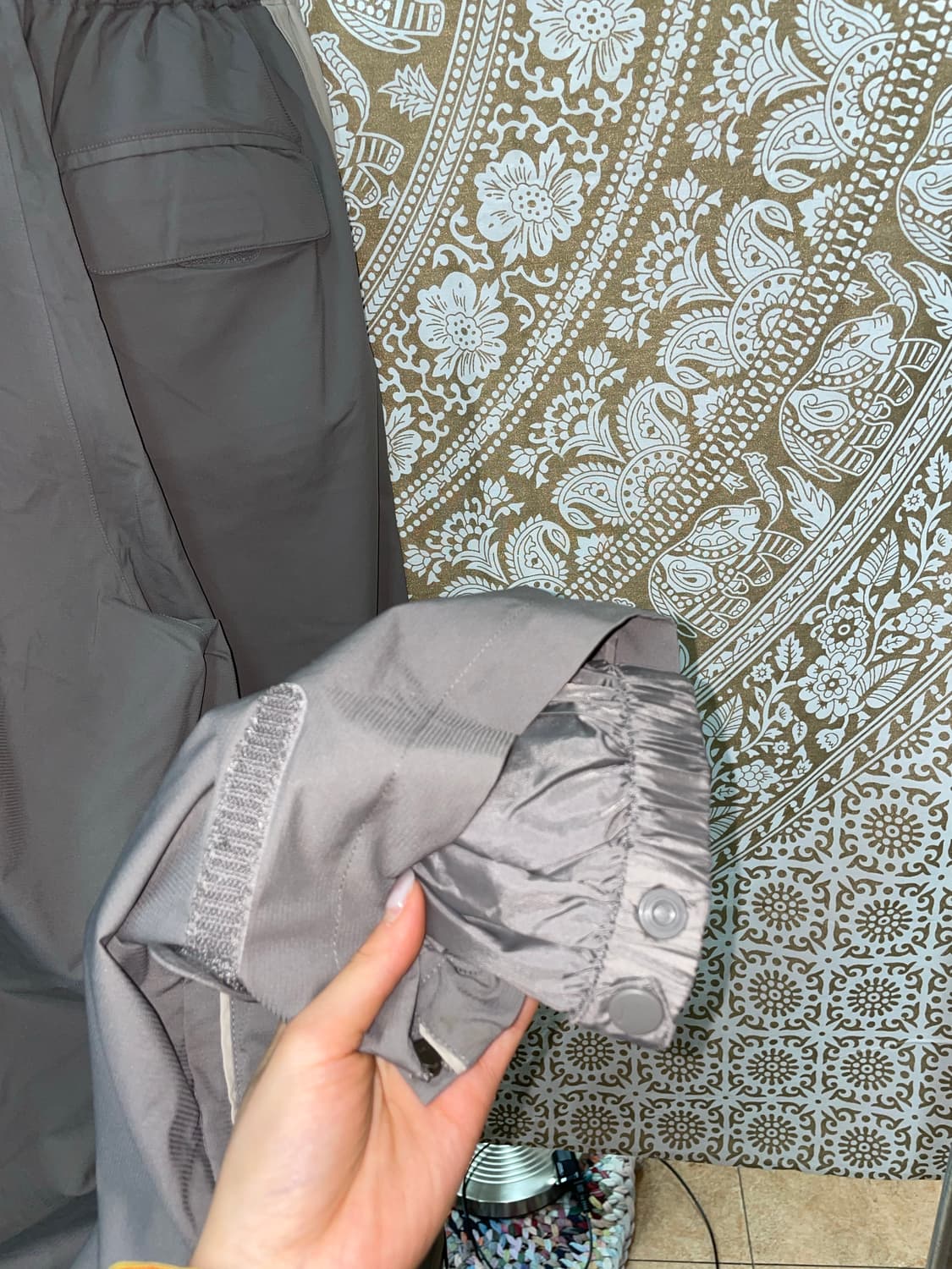 자라 실버 밴딩 우븐팬츠  상품이미지4