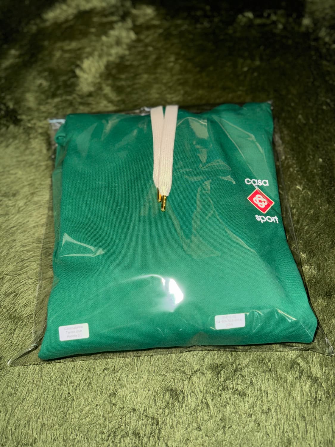 [L] Casablanca 카사블랑카 Casa Sport 로고 후디 그린 상품이미지10