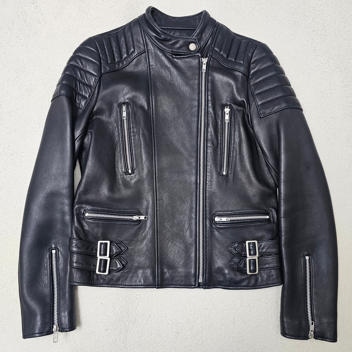 L 비바스튜디오 컬렉션 램스킨 라이더 자켓 상품이미지1