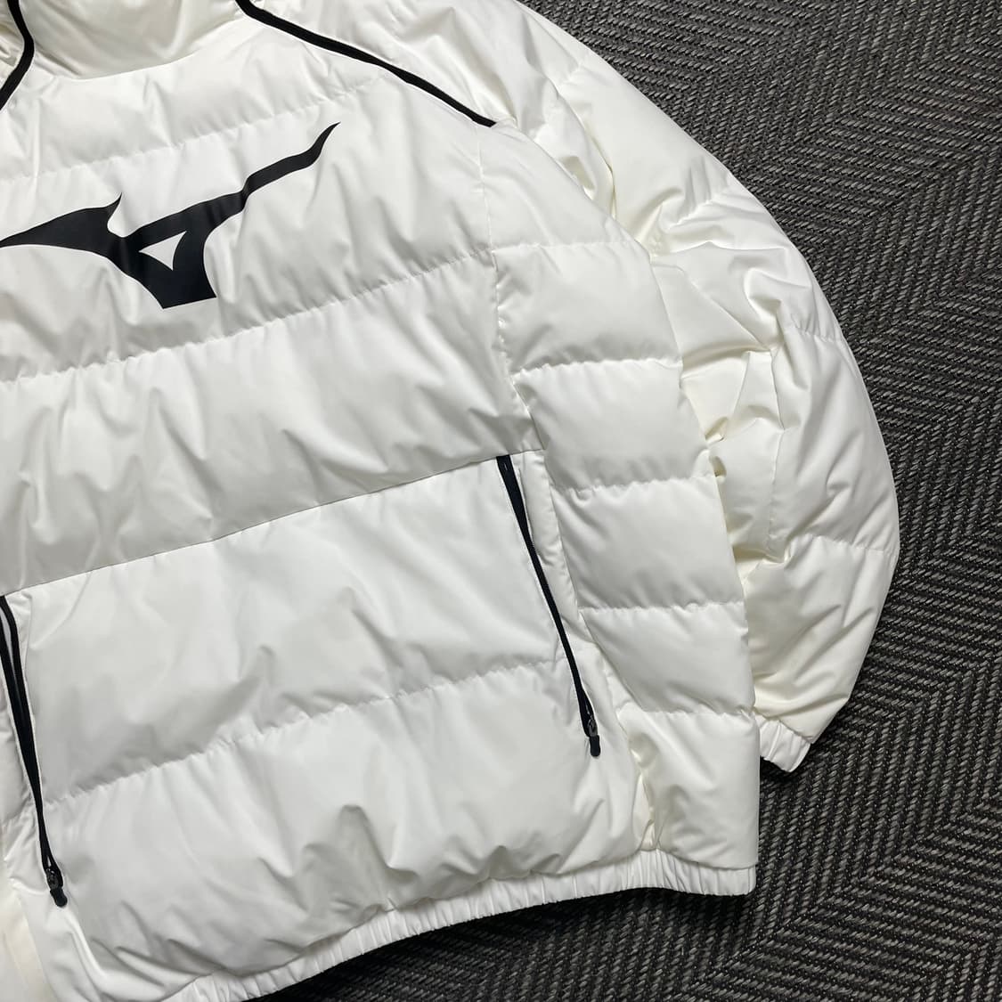 미즈노 빅로고 사이드 집업 패딩 후디 아노락y 5279 상품이미지3