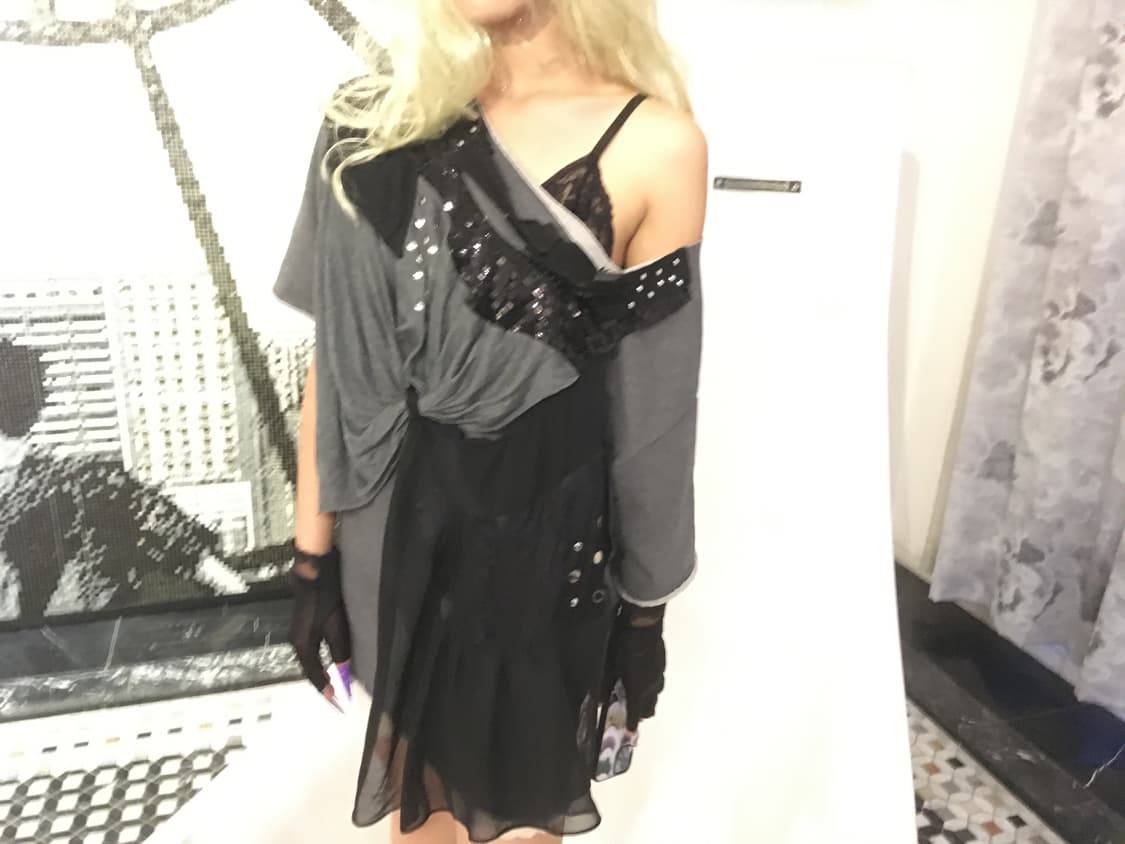 Black oversize top 상품이미지1