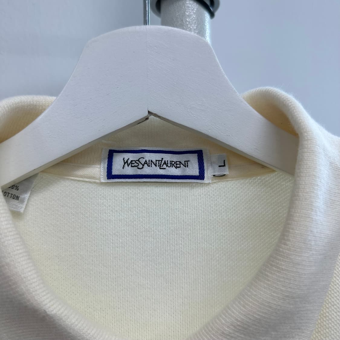 입생로랑 로고 카라티 상품이미지4