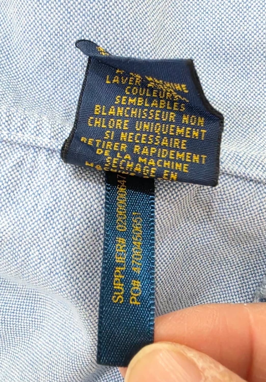 폴로 랄프로렌 크롭 오버핏 셔츠 ~F 상품이미지9