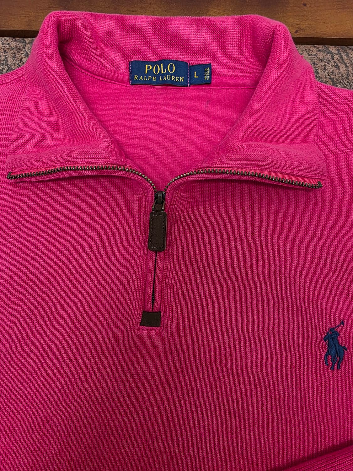 폴로랄프로렌 반집업 니트 L 상품이미지2