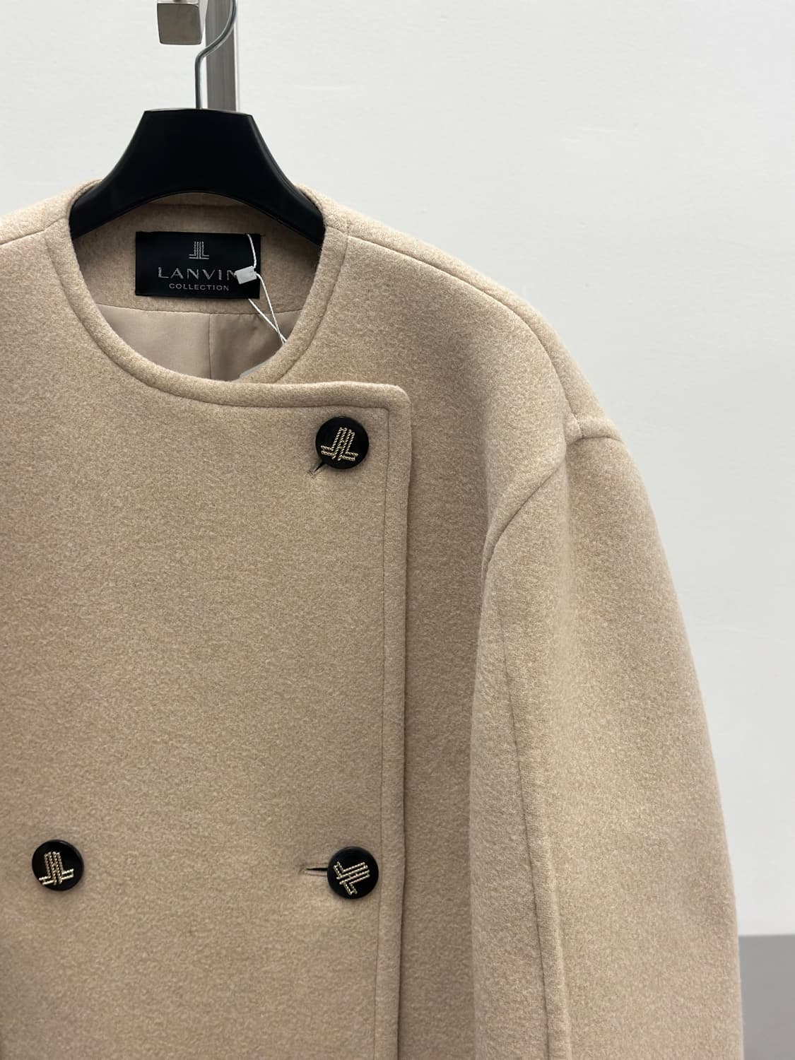 랑방 컬렉션 더블 브레스티드 숏 코트  상품이미지4