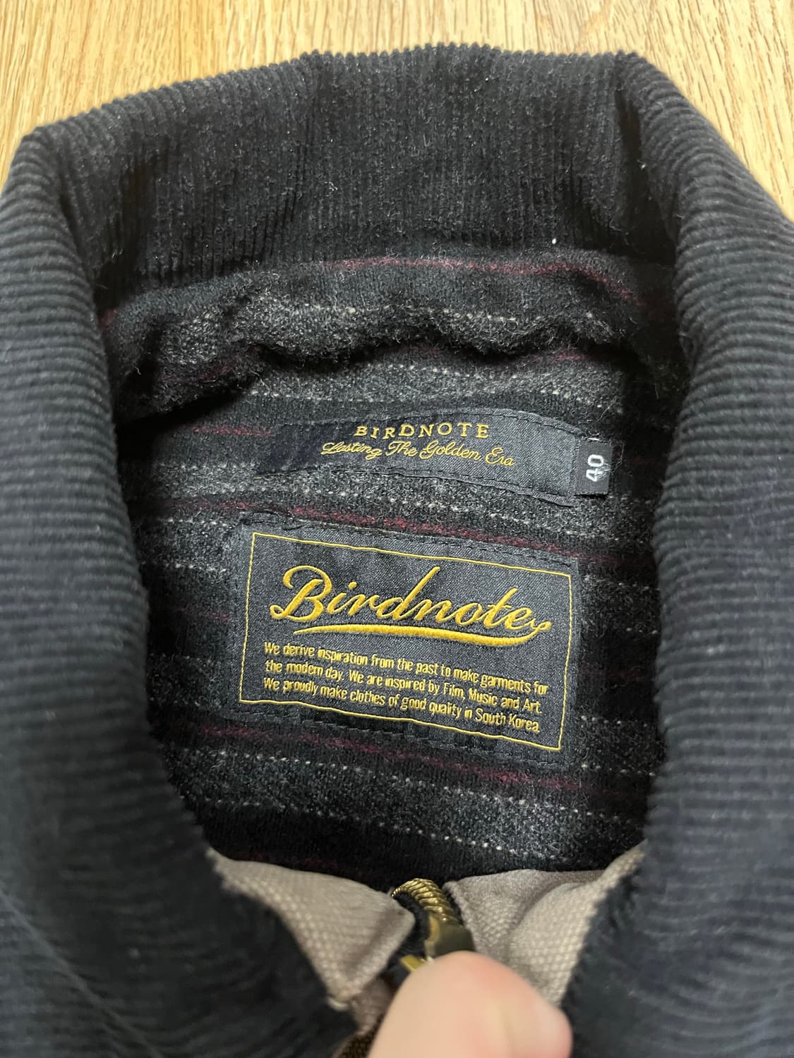 버드노트 헤비 덕 자켓 그레이 상품이미지5