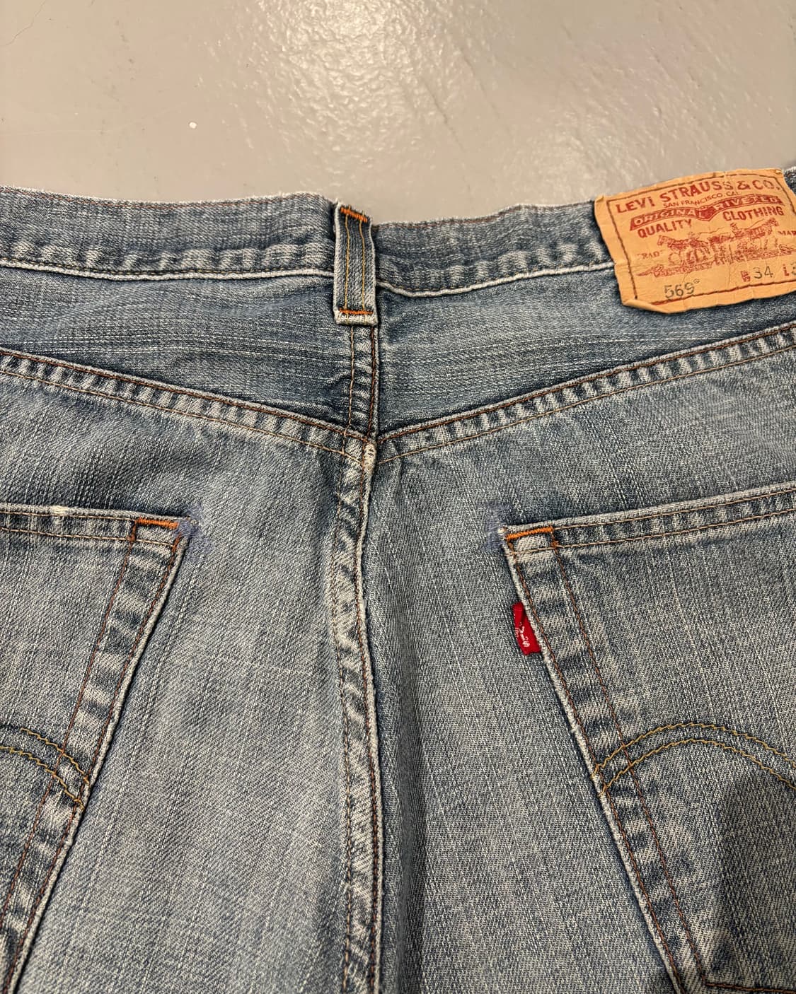 00‘s 리바이스 569 데님 팬츠 상품이미지8
