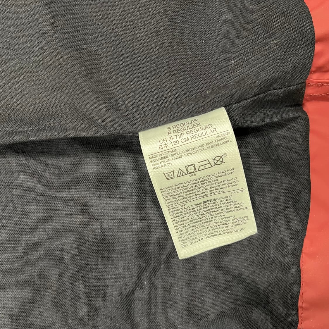 GAP Kids 유니폼 라인 후드 자켓 (버건디 레드) 상품이미지7