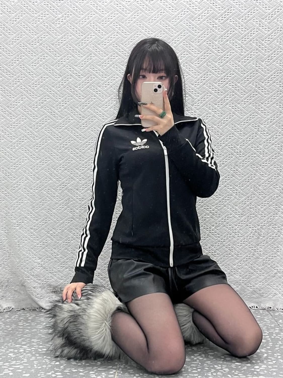 아디다스 올드스쿨 유로파 Y2K 딱붙핏 져지 집업 95 C10491 상품이미지1