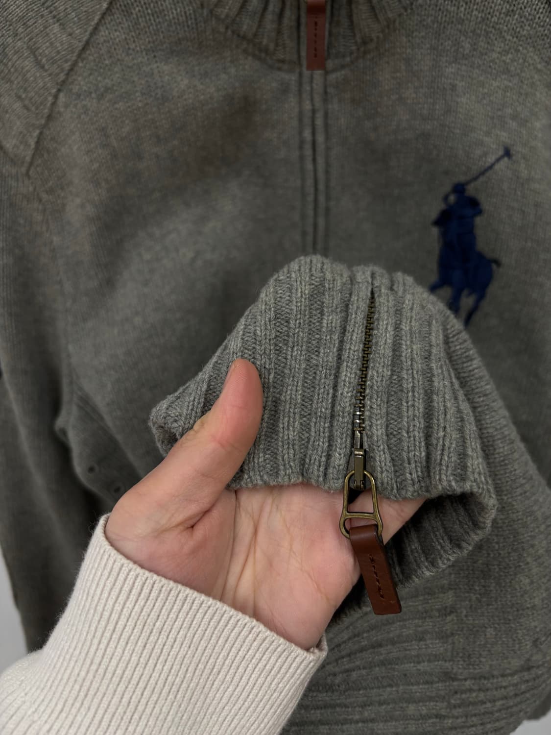 폴로랄프로렌 빅포니 울니트 집업 상품이미지5