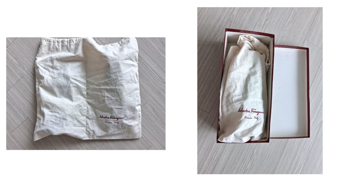 페라가모 스웨이드 슬링백 뮬 Size 6.5 (거의 새거) 상품이미지10