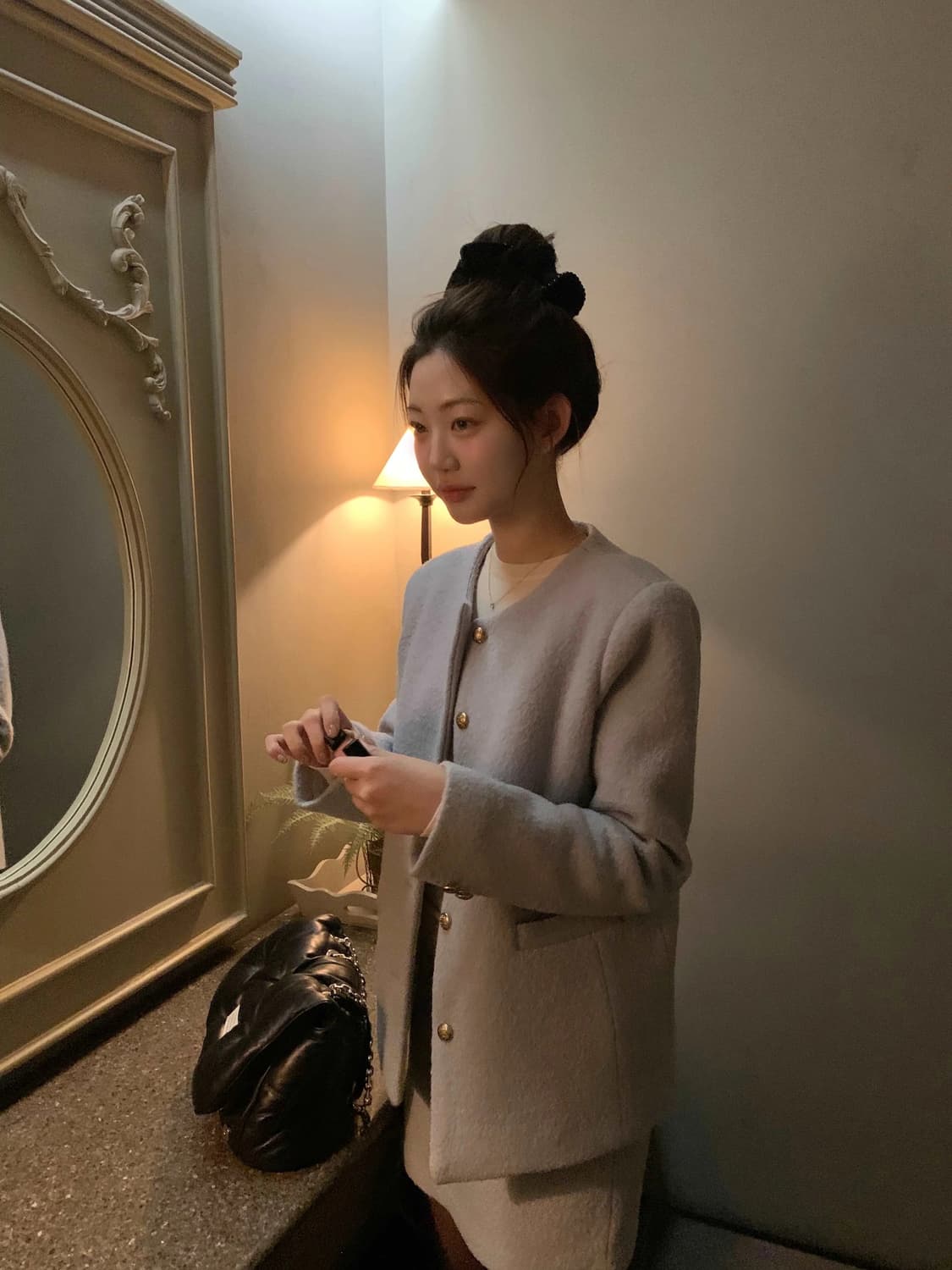 제니오 뉴 버니 부클 오버사이즈 자켓 아우터 상품이미지4