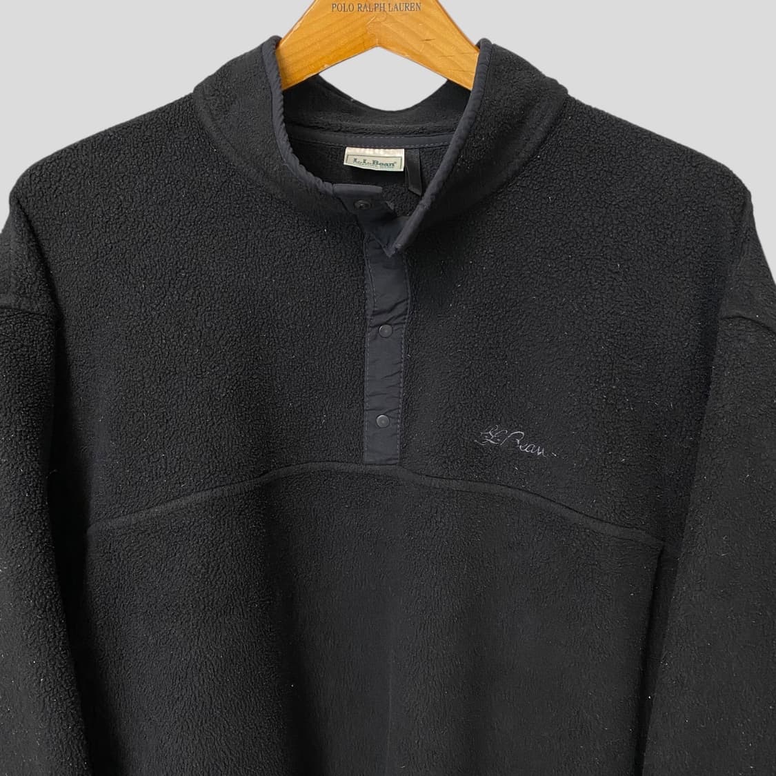 (L)빈티지 L.L.bean 엘엘빈 후리스 스냅 풀오버 상품이미지2