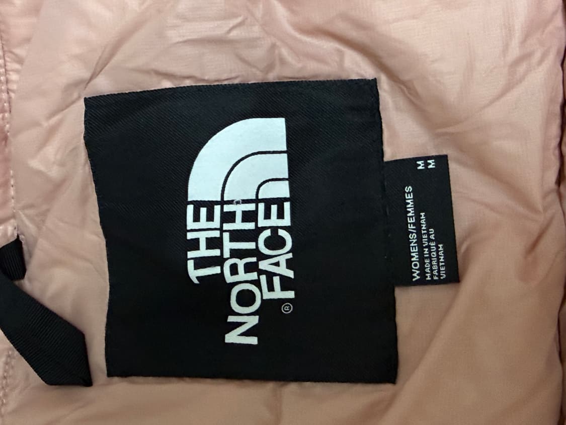 노스페이스 눕시 여성 숏패딩 M 핑크 상품이미지3