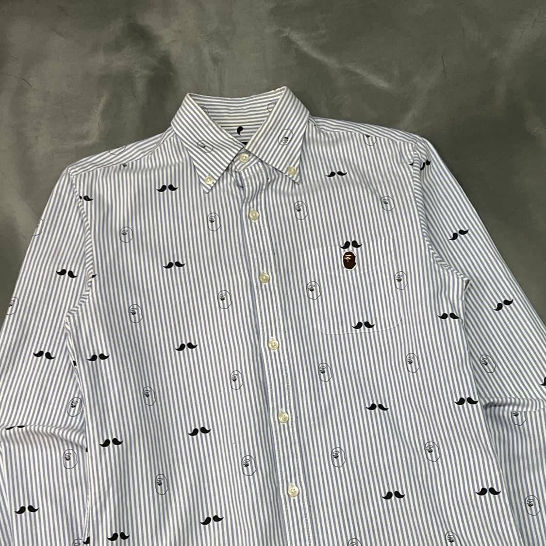  베이프 스트라이프 멀티로고 셔츠 y15841 상품이미지3