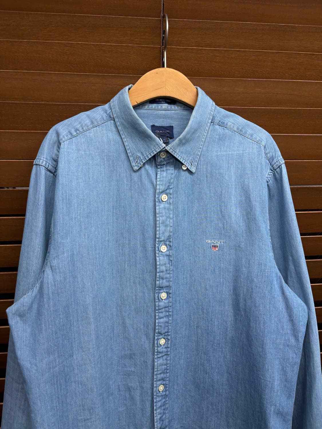 GANT 간트 인디고 데님 셔츠 상품이미지3