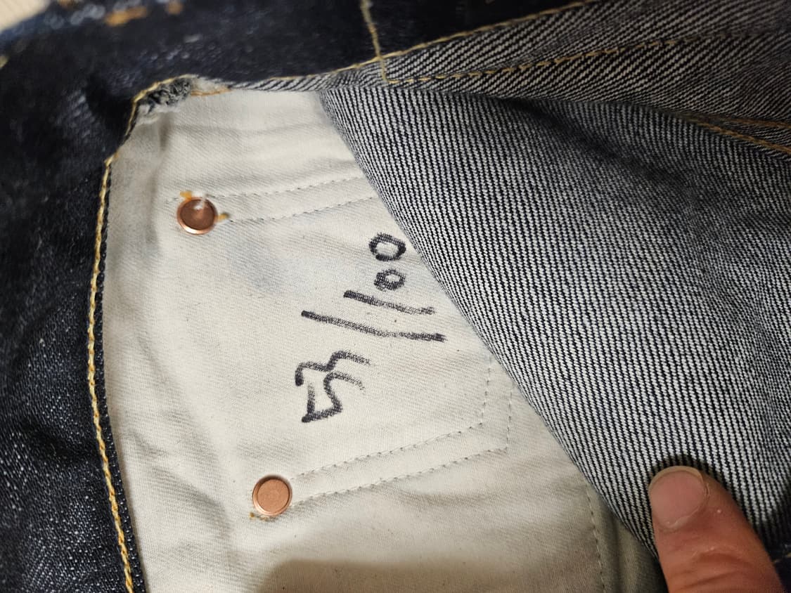 브랜디드 X 데밀 셀비지 한정판 데님/ 28사이즈 상품이미지5