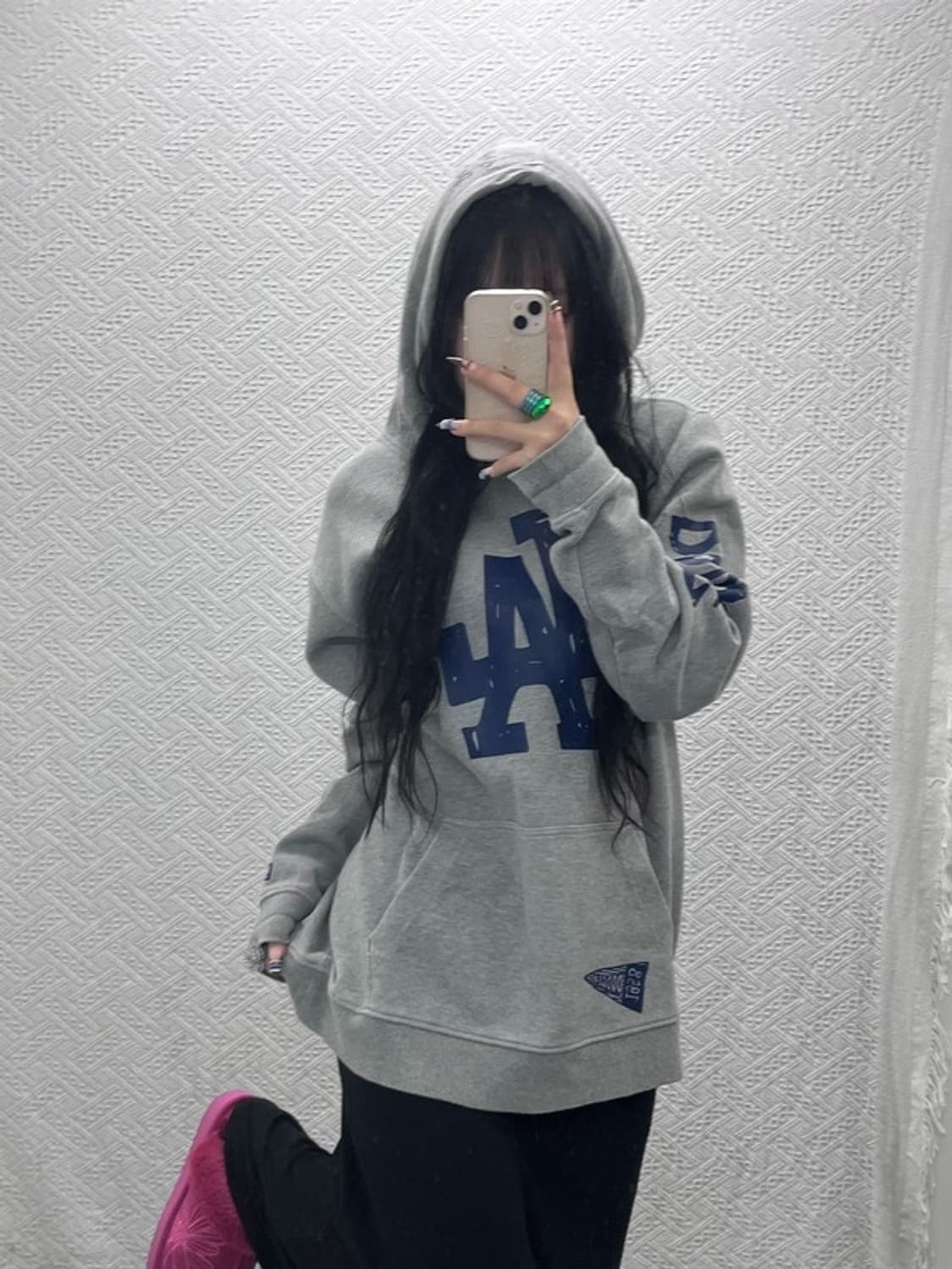 뉴에라 LA다저스 올드스쿨 빅로고 후드티 XL C07943 상품이미지1