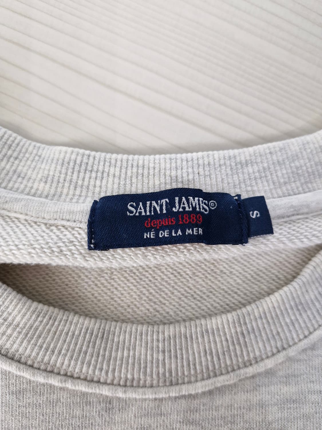 세인트제임스 22FW 봉봉 엘보우 패치 맨투맨 상품이미지6