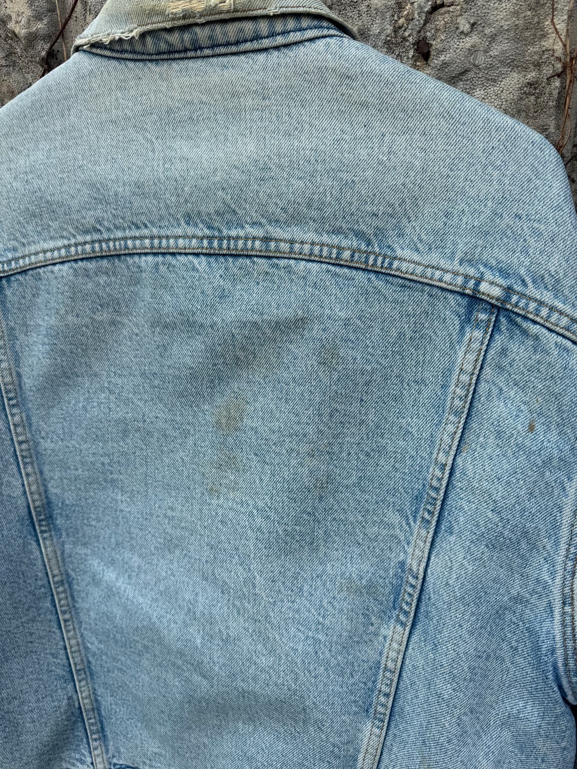 80s 리바이스 빈티지 컨디션 블랭킷 안감 데님 트러커 자켓 L 상품이미지9