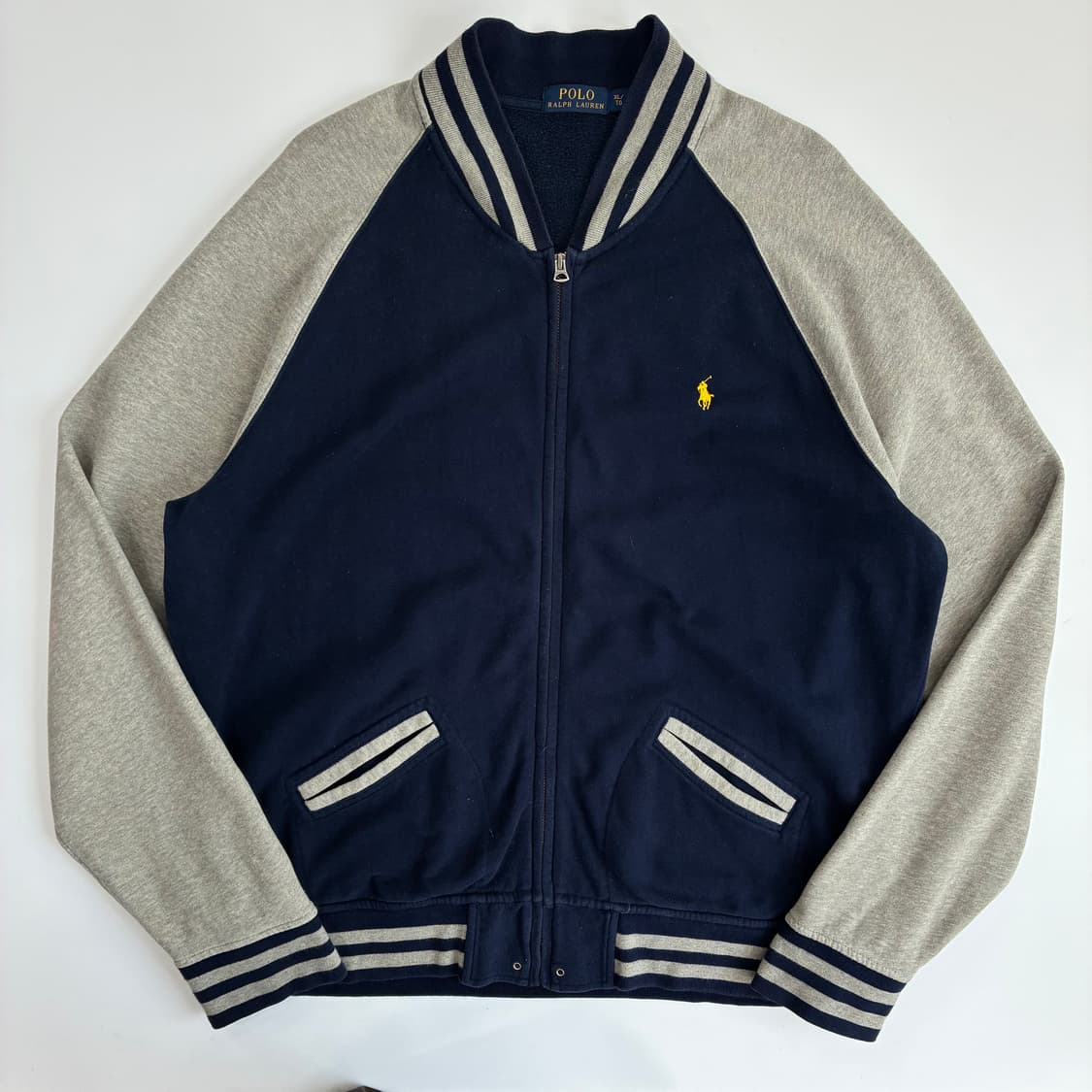 Polo 폴로 랄프로렌 신형 배색 코튼 바시티 자켓 상품이미지2