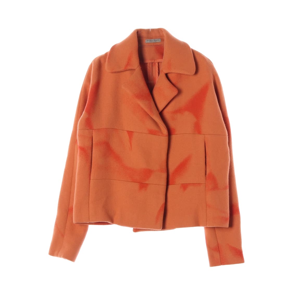 [M]보테가베네타 울캐시미어97% 오렌지 숏 코트 재킷
 상품이미지1