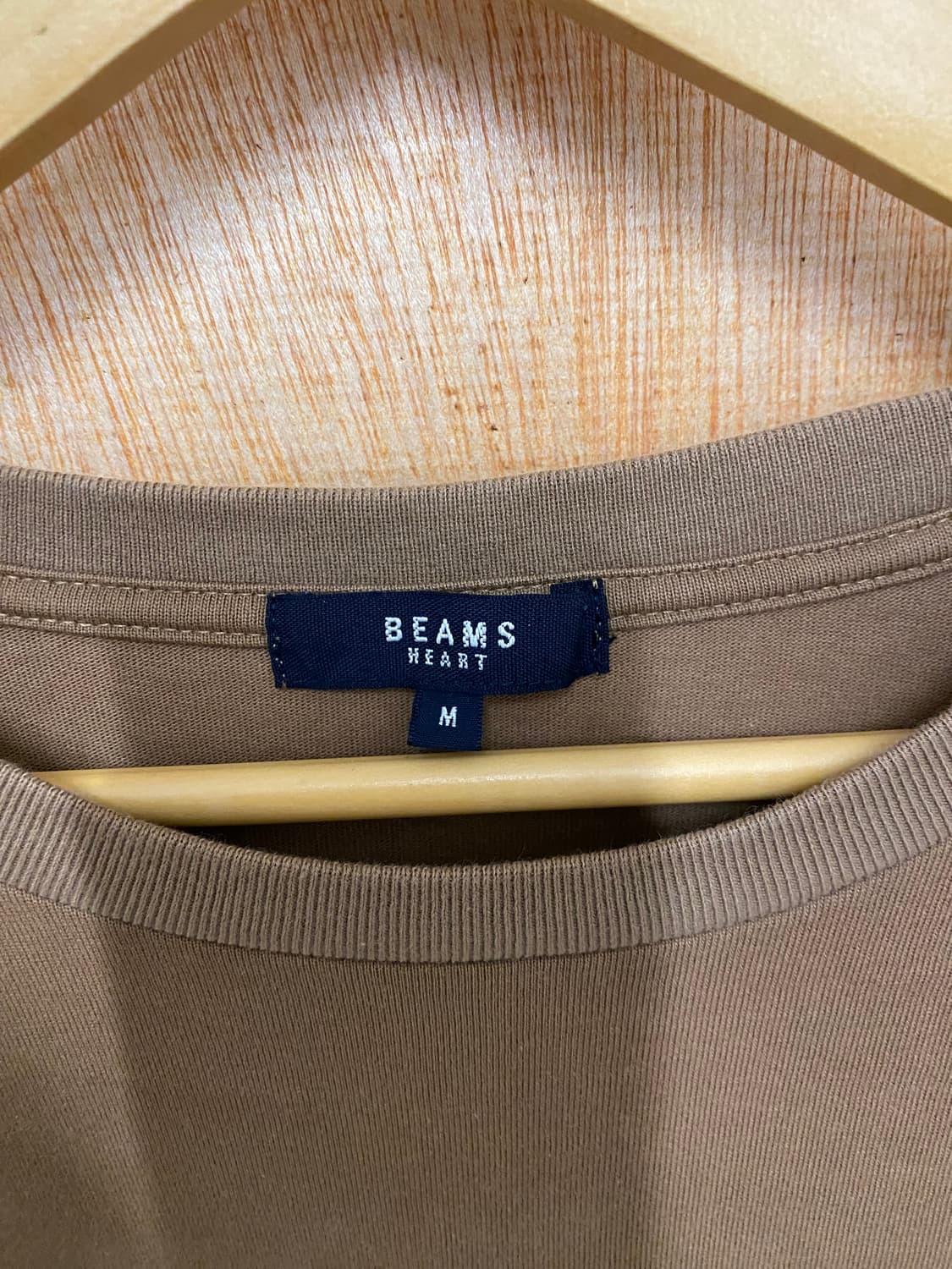 BEAMS t-shirts 빔즈 롱슬리브 무지 티셔츠 상품이미지6
